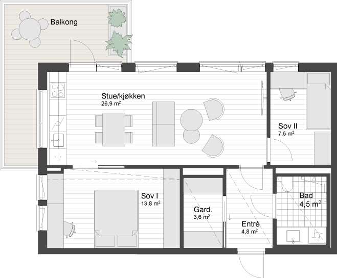 Plantegning 1
